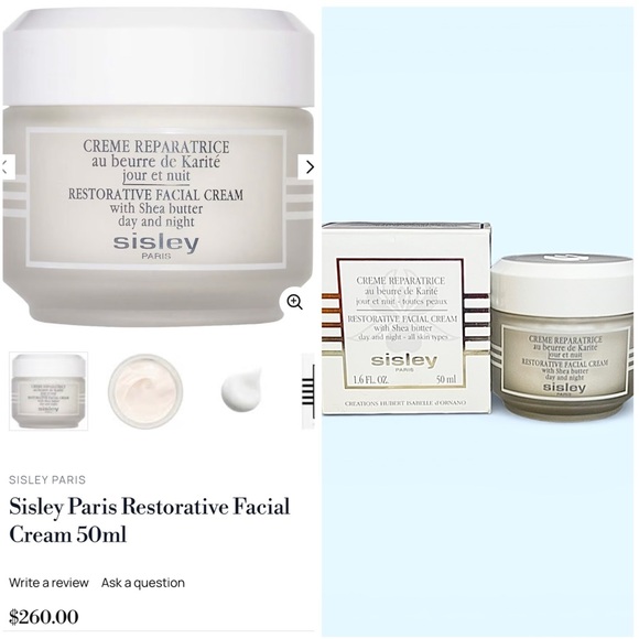 Sisley Paris Restorative Facial Cream with Shea Butter 1.7oz. NIB! MSRP$260!
